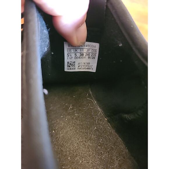 Adidas Originals U_Path X C Black & Gold Running Sneakers - Size 5.5Y - FW7690 - Picture 11 of 11